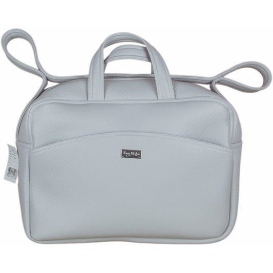 Bolso Maternal Rosy Fuentes Classic Gris Polipiel